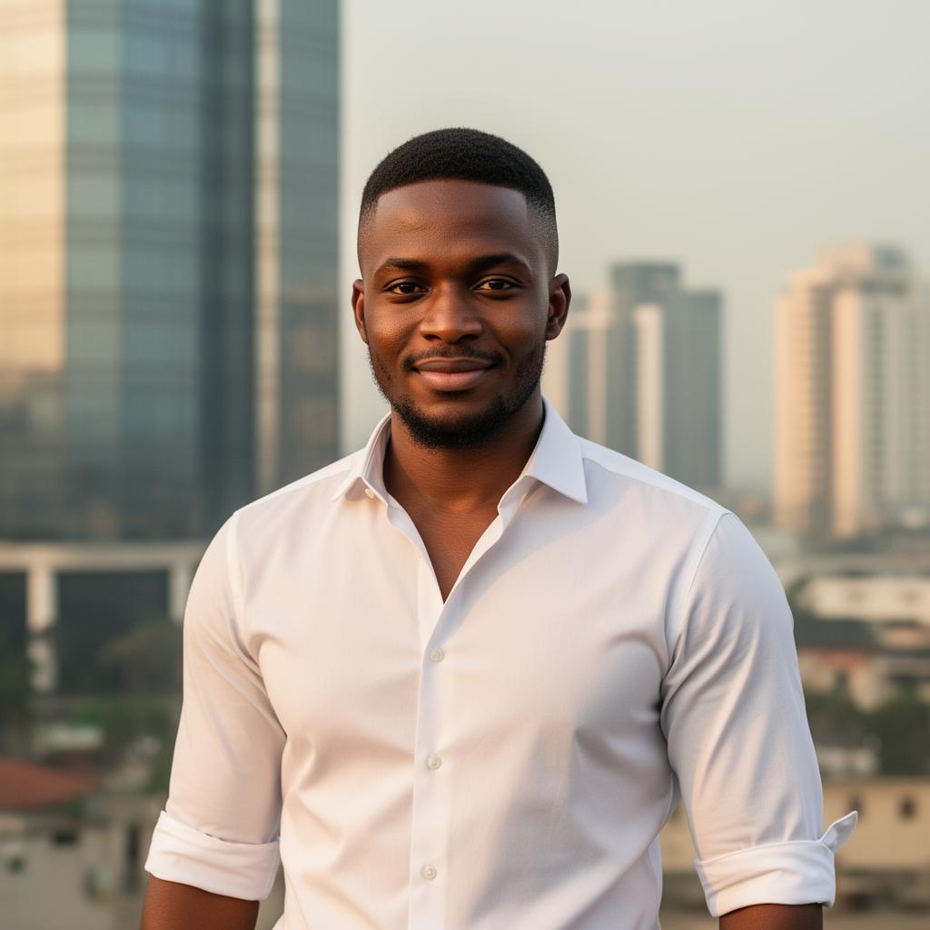 Portrait of Tunde, a GetHelp helper based in Lagos