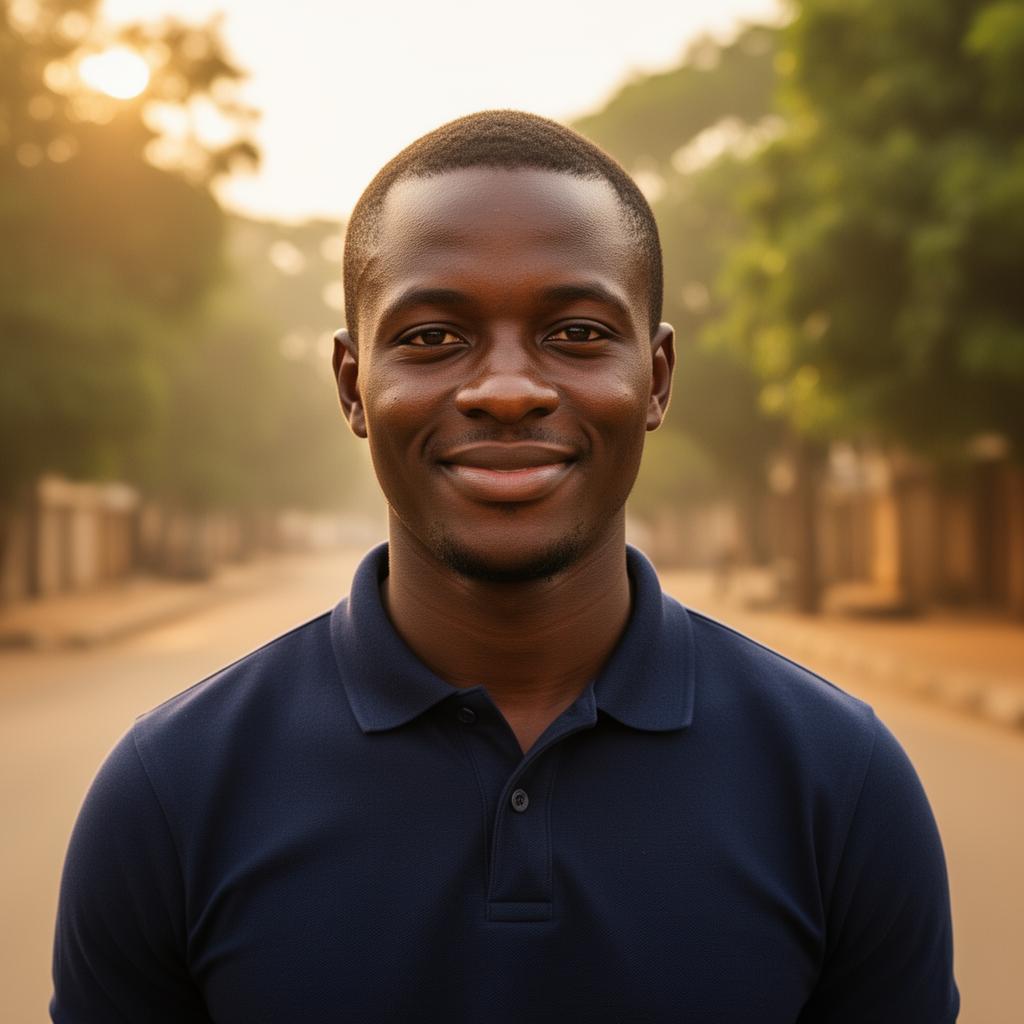 Portrait of Emeka, a GetHelp helper based in Abuja